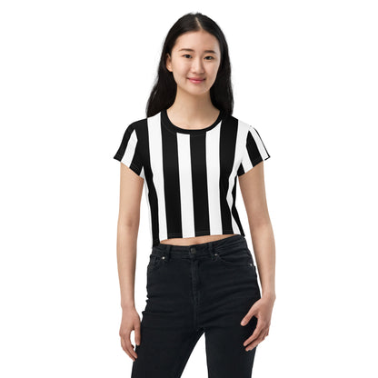 All-over cropped t-shirt