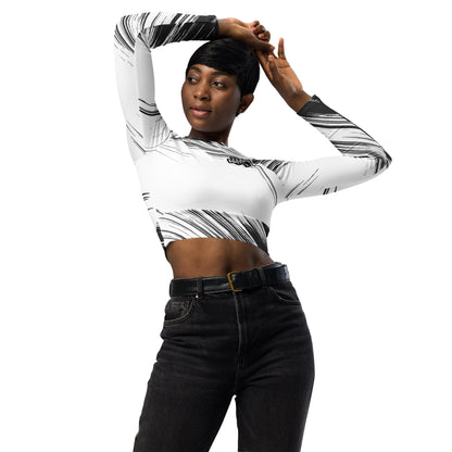 Long sleeve crop top