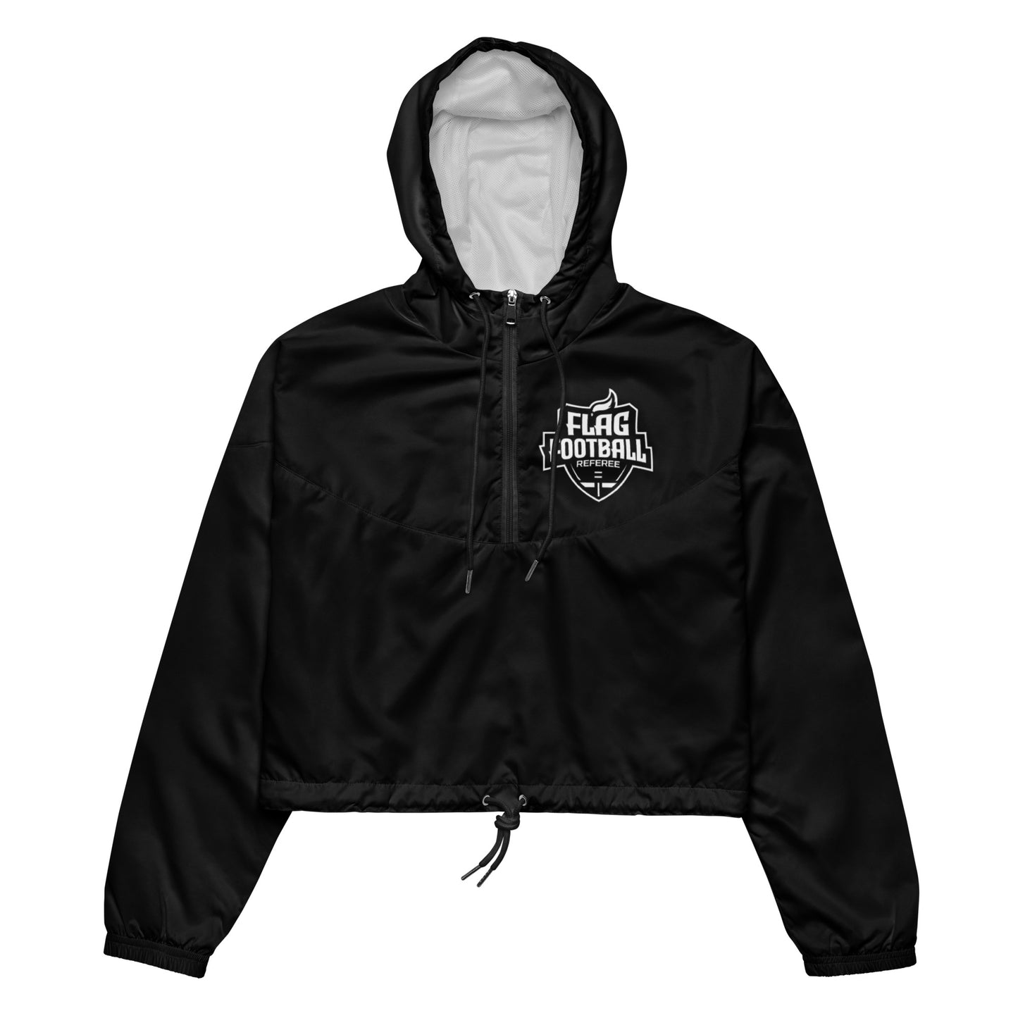 Crop windbreaker for women