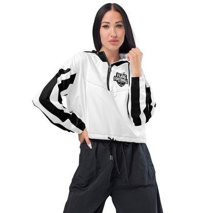 Crop windbreaker for women