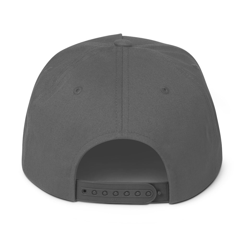 Flat peak cap